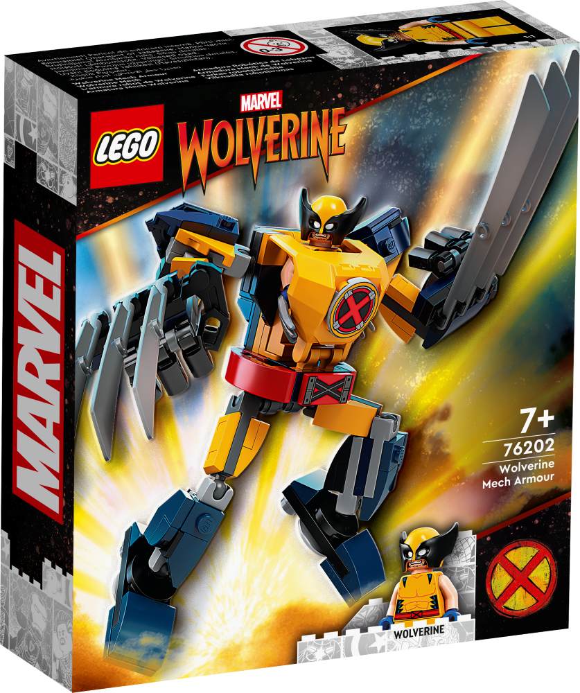 76202 LEGO® Marvel Super Heroes Vilknadža robotbruņas, 7+ gadi, 2022. gada modelis