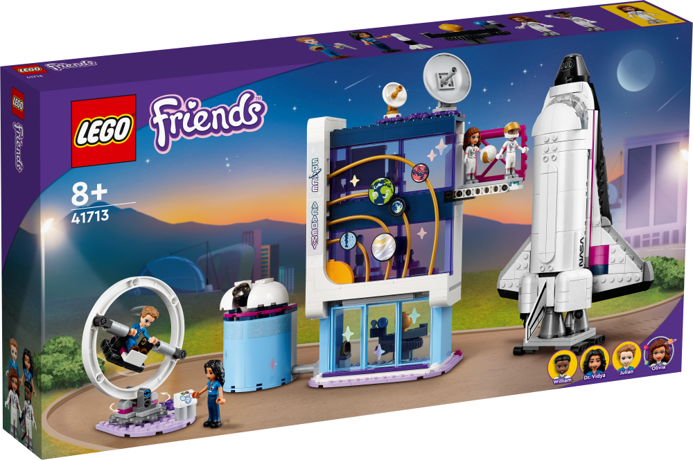 41713 LEGO® Friends Olīvijas kosmosa akadēmija, 8+ лет,модель 2022 года