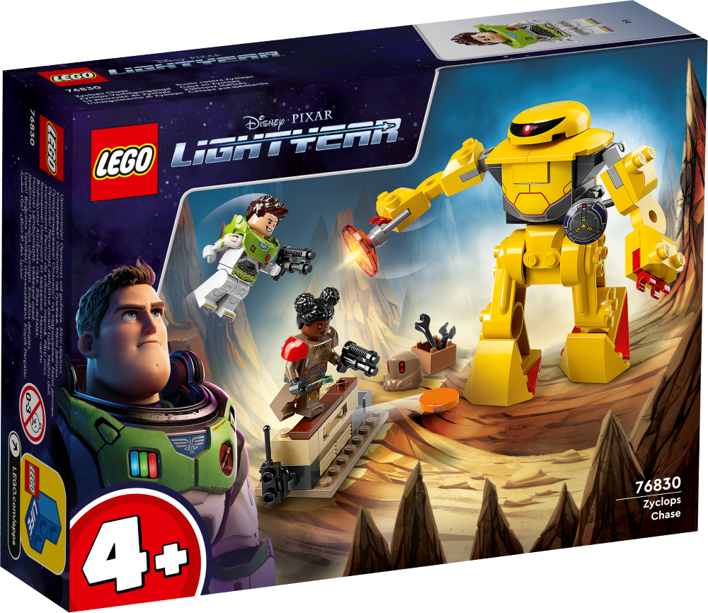76830 LEGO® Lightyear Ciklopa pakaļdzīšanās, 4+ gadi, 2022. gada modelis