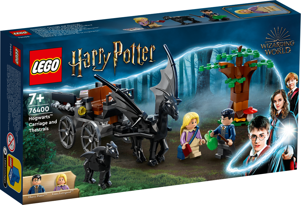 # 76400 LEGO® Harry Potter Cūkkārpas rati un testrāli , 7+ gadi, 2022. gada modelis