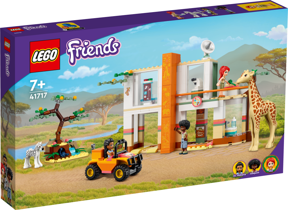 41717 LEGO® Friends Mia savvaļas dzīvnieku glābšanas centrs, 7+ gadi, 2022. gada modelis