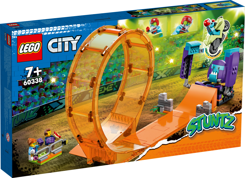 60338 LEGO® City Трюковая петля «Сокрушительный шимпанзе», 7+ лет,модель 2022 года