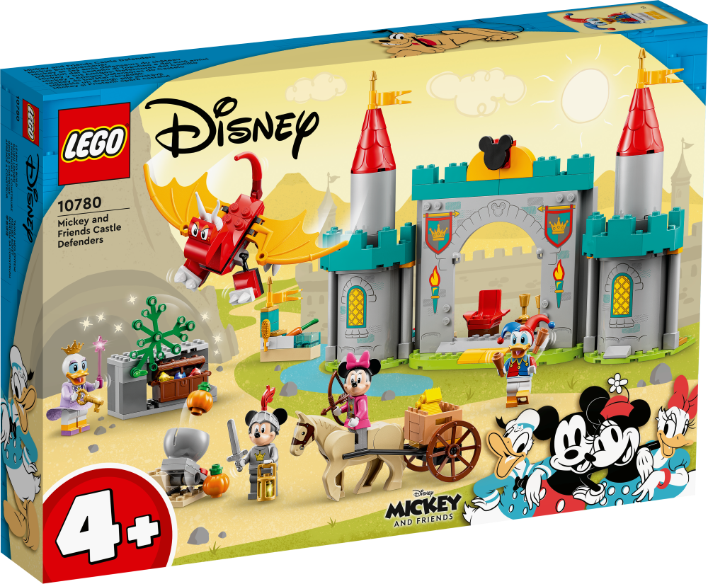 10780 LEGO® Disney Mikipele un draugi: pils aizstāvji, 4+ gadi, 2022. gada modelis
