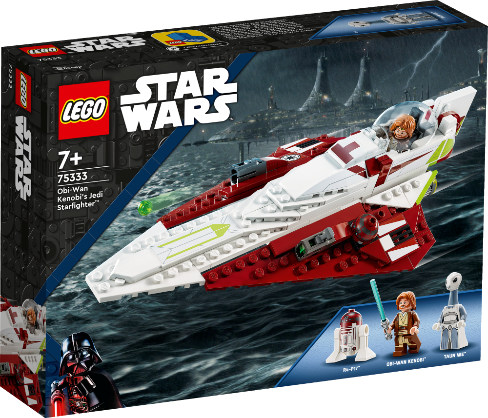 75333 LEGO® Star Wars™ Obi-Wan Kenobi džedu Starfighter™, 7+ лет,модель 2022 года