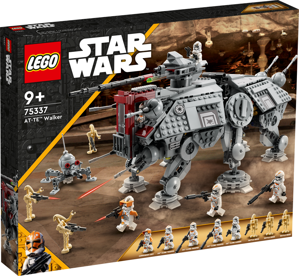 75337 LEGO® Star Wars™AT-TE™ Walker, 9+ лет,модель 2022 года