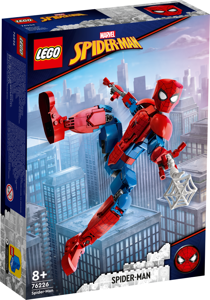 76226 LEGO® Spider Man Zirnekļcilvēka figūra, 8+ gadi, 2022. gada modelis