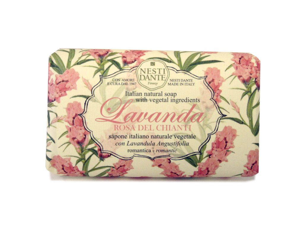 AKCIJA!!! Nesti Dante Lavanda Rosa Del Chianti rozā lavandas ziepes, 150 g