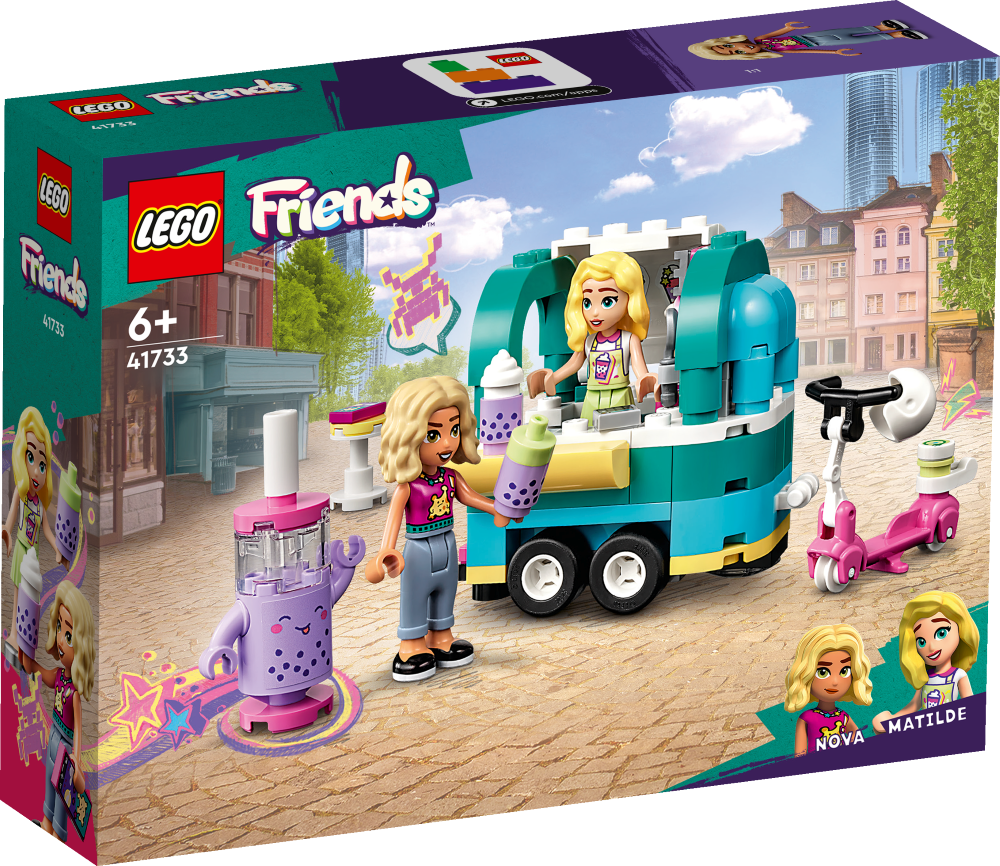 41733 LEGO® Friends Бабл-ти кафе на колёсах ,6+ лет, модель 2023 года