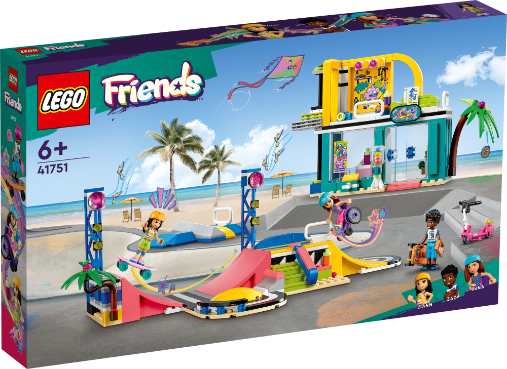 41751 LEGO® Friends Skeitparks, 6+ gadi, 2023. gada modelis