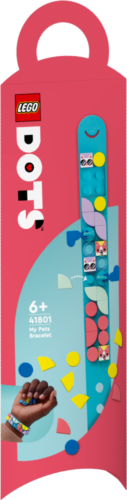 41801 LEGO® DOTS Браслет «Мои питомцы», 6+ лет, модель 2023 года