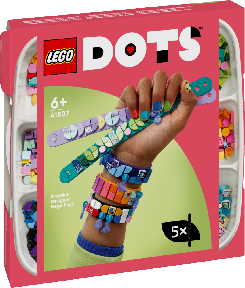 # 41807 LEGO® DOTS Aproču dizainera megalielais komplekts, 6+ gadi, 2023. gada modelis
