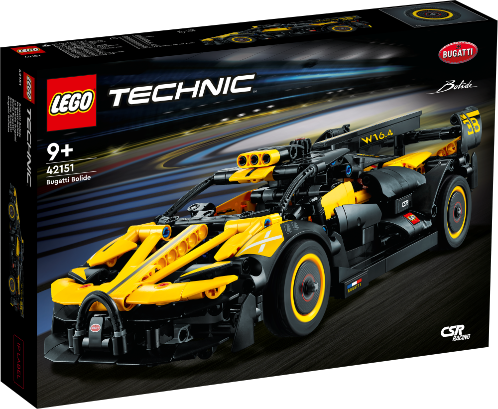 42151 LEGO® Technic Bugatti Bolide, 9+ лет, модель 2023 года