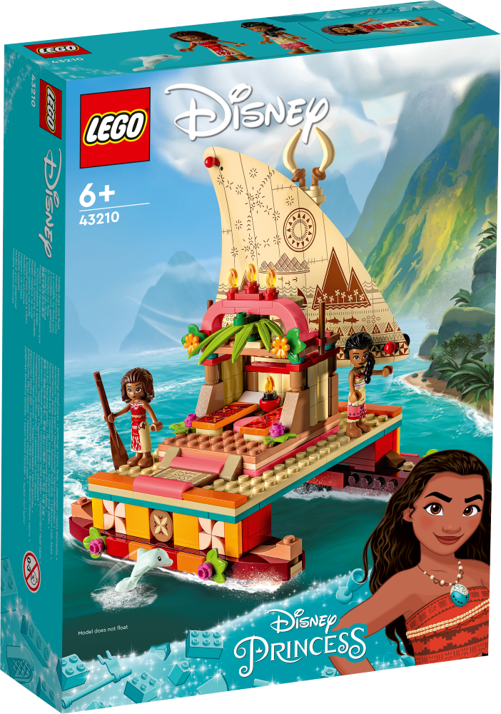 43210 LEGO® Disney Vaianas ceļa meklēšanas laiva, 6+ gadi, 2023. gada modelis