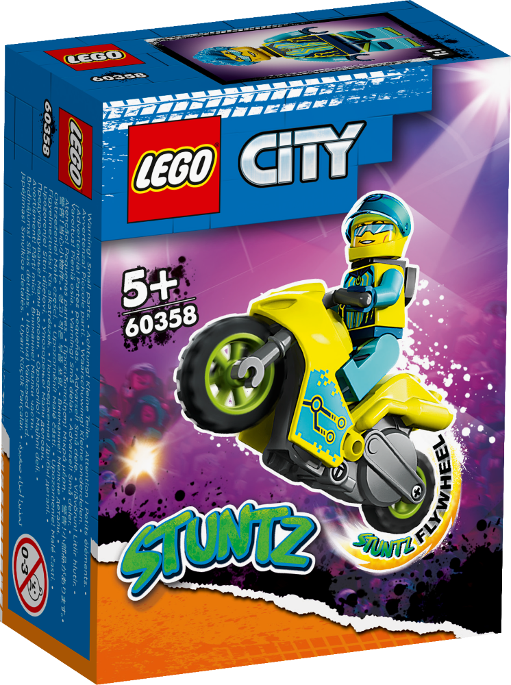 60358 LEGO® City Kibertriku motocikls, 5+ gadi, 2023. gada modelis