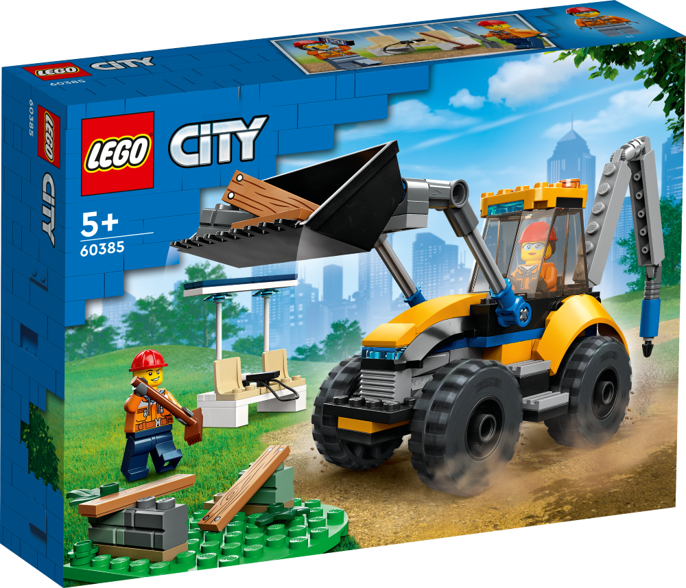 60385 LEGO® City Строительный экскаватор, 5+ лет, модель 2023 года