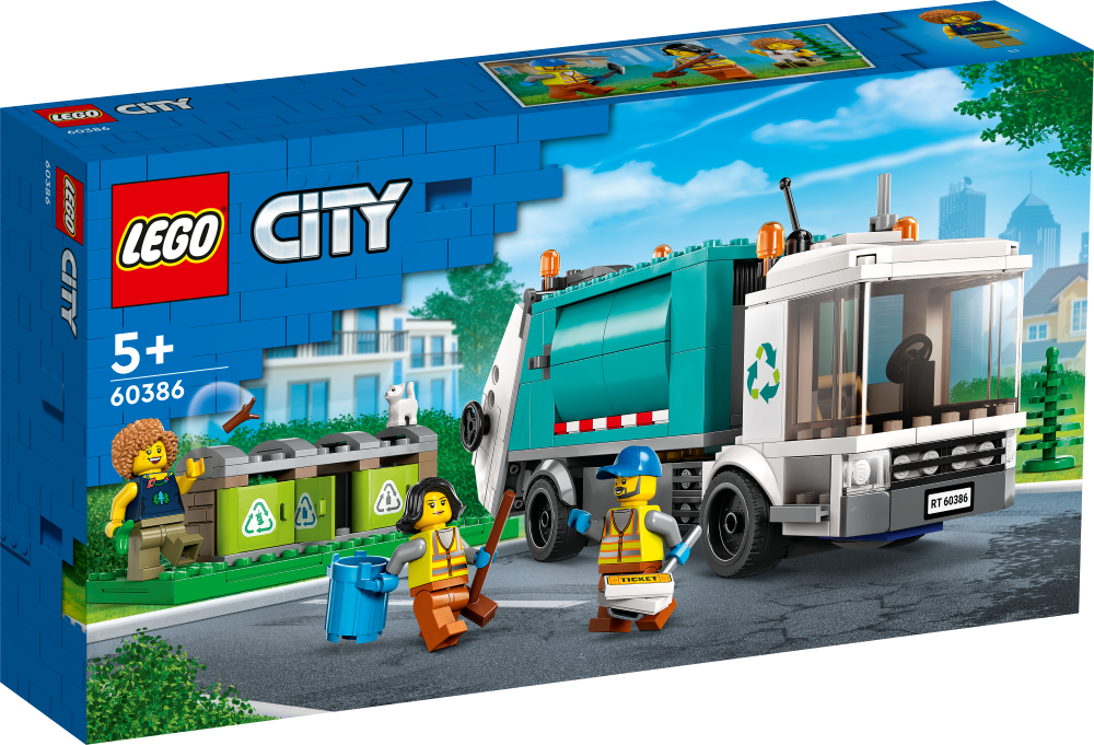 60386 LEGO® City Грузовик для переработки отходов 5+ лет, модель 2023 года