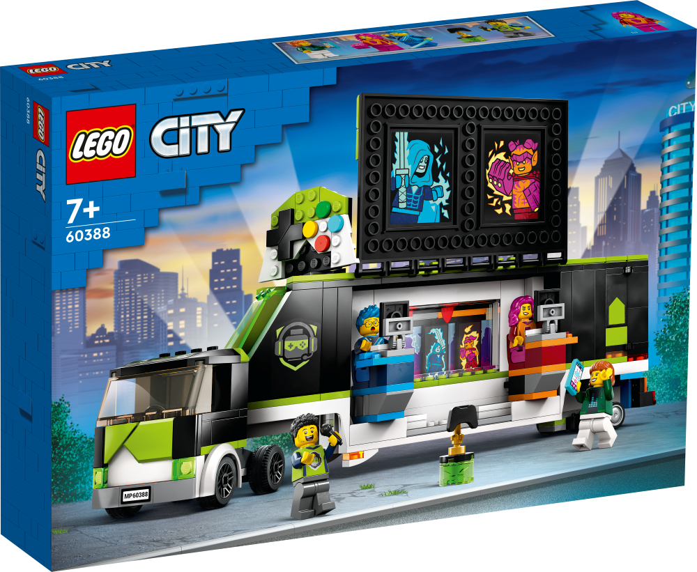 60388 LEGO® City Геймерский грузовик для турнира, 7+ лет, модель 2023 года