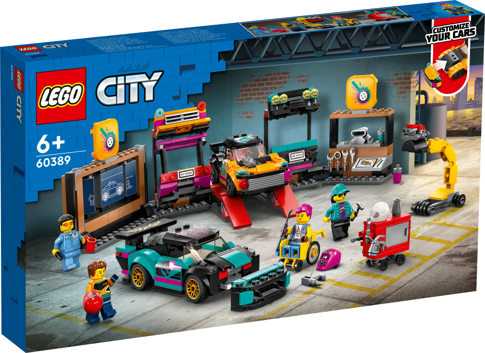 60389 LEGO® City Тюнинг - ателье, 6+ лет, модель 2023 года