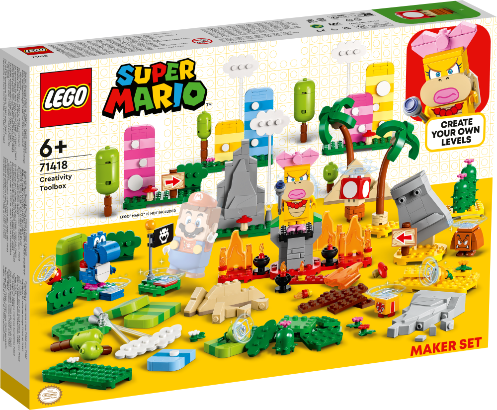 71418 LEGO® Super Mario Инструменты для творчества, 6+ лет, модель 2023 года