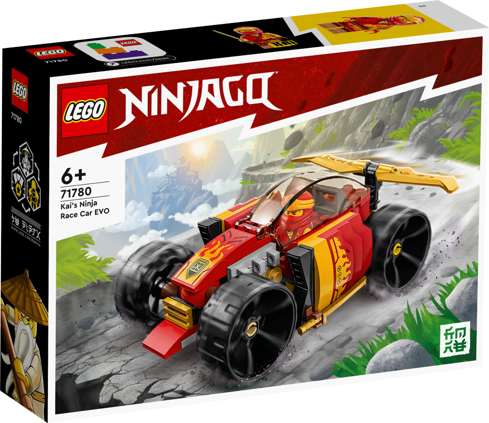 71780 LEGO® Ninjago Гоночная машина ЭВО Кая, 6+ лет, модель 2023 года