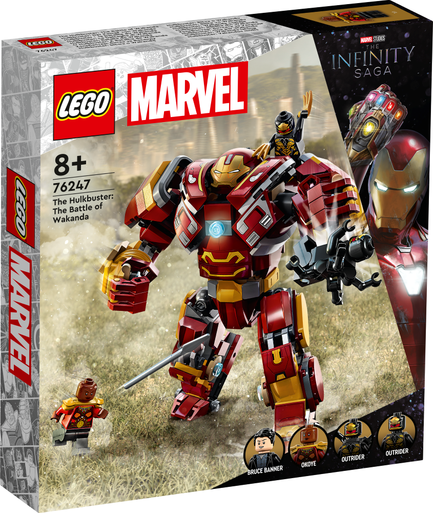 76247 LEGO® Marvel Super Heroes Халкбастер: битва за Ваканду, 8+ лет, модель 2023 года