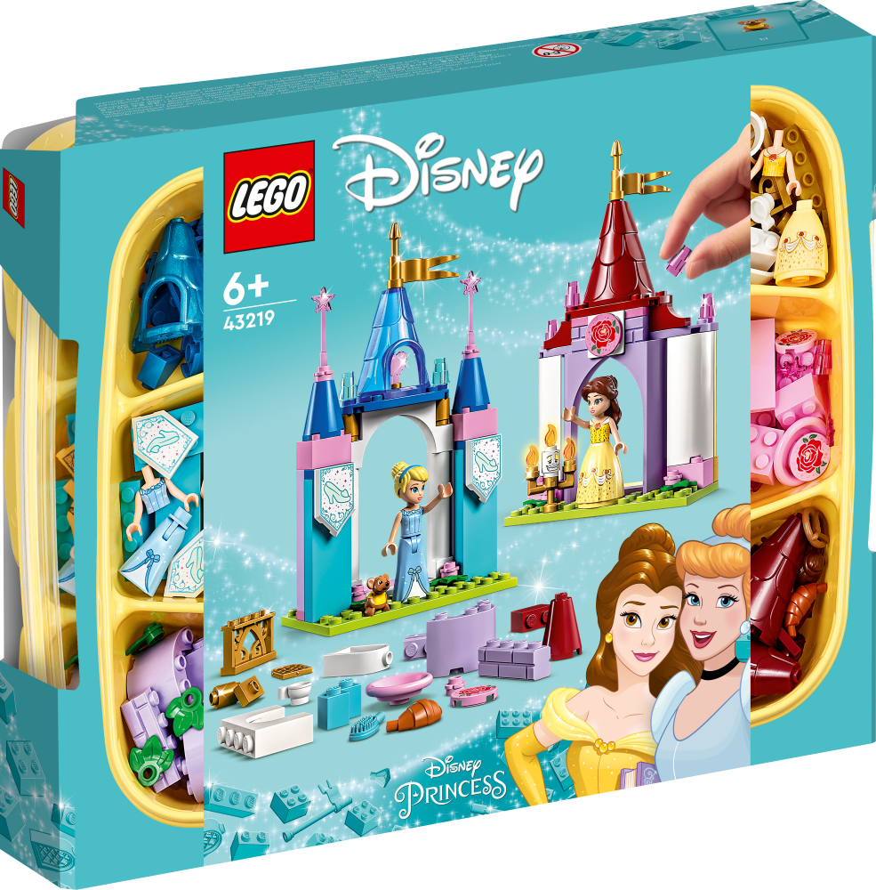 43219 LEGO® Disney Princess radošās pilis​, 6+ лет, модель 2023 года