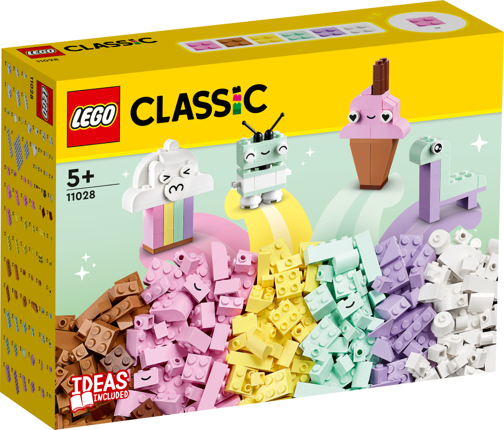 11028 LEGO® Classic Веселое творчество: пастель, 5+ лет, модель 2023 года