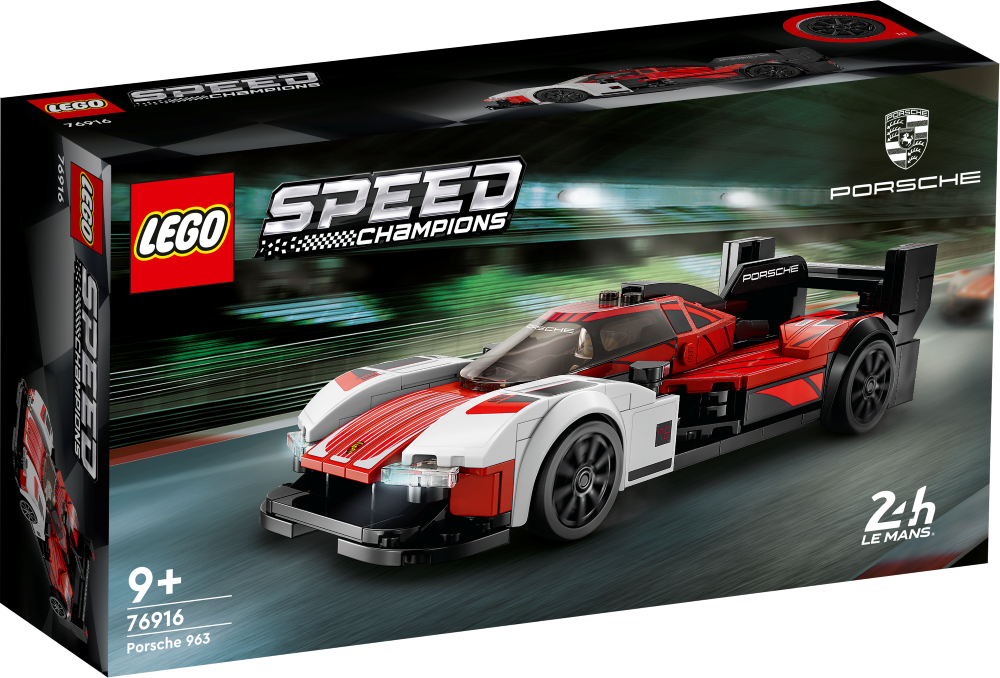 76916 LEGO® Speed Champions Porsche 963, 9+ gadi, 2023. gada modelis