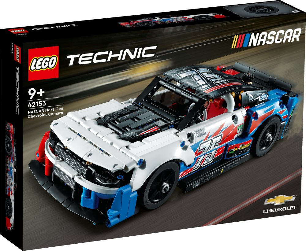 42153 LEGO® Technic NASCAR® Next Gen Chevrolet Camaro ZL1, 9+ лет, модель 2023 года