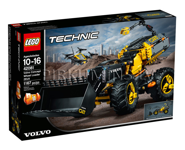 42081 LEGO® Technic VOLVO колёсный погрузчик ZEUX, 10-16 лет