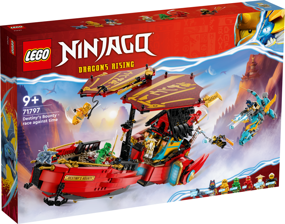 71797 LEGO® Ninjago Награда судьбы — гонка со временем, 9+ лет,модель 2023 года