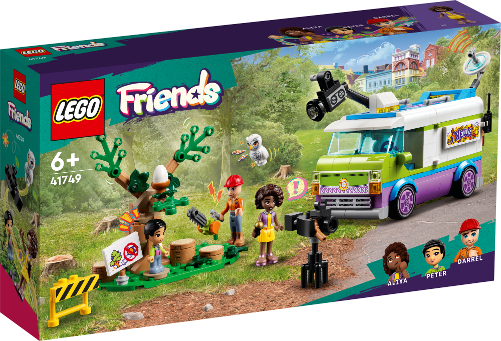 41749 LEGO® Friends Ziņu busiņš, 6+ gadi, 2023 gada modelis