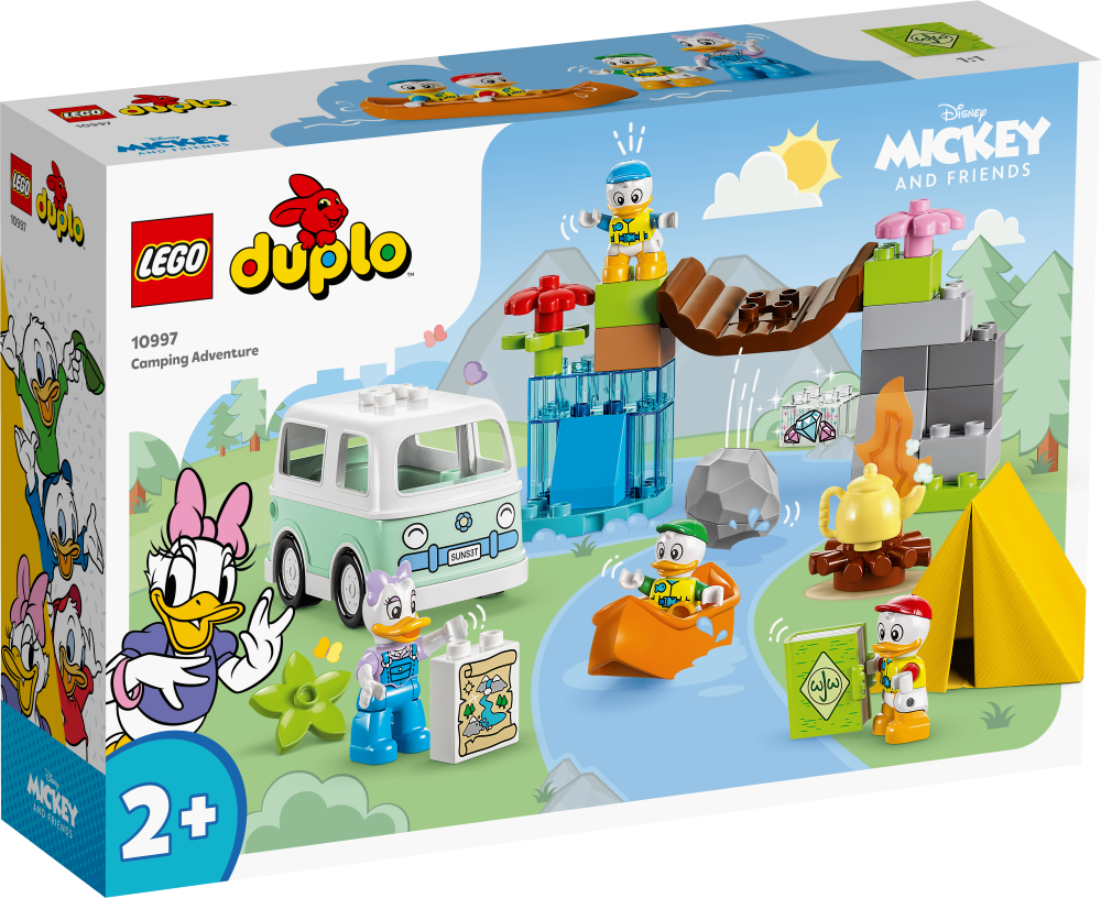 10997 LEGO® DUPLO Disney Piedzīvojumi kempingā, 2+ gadi, 2023 gada modelis
