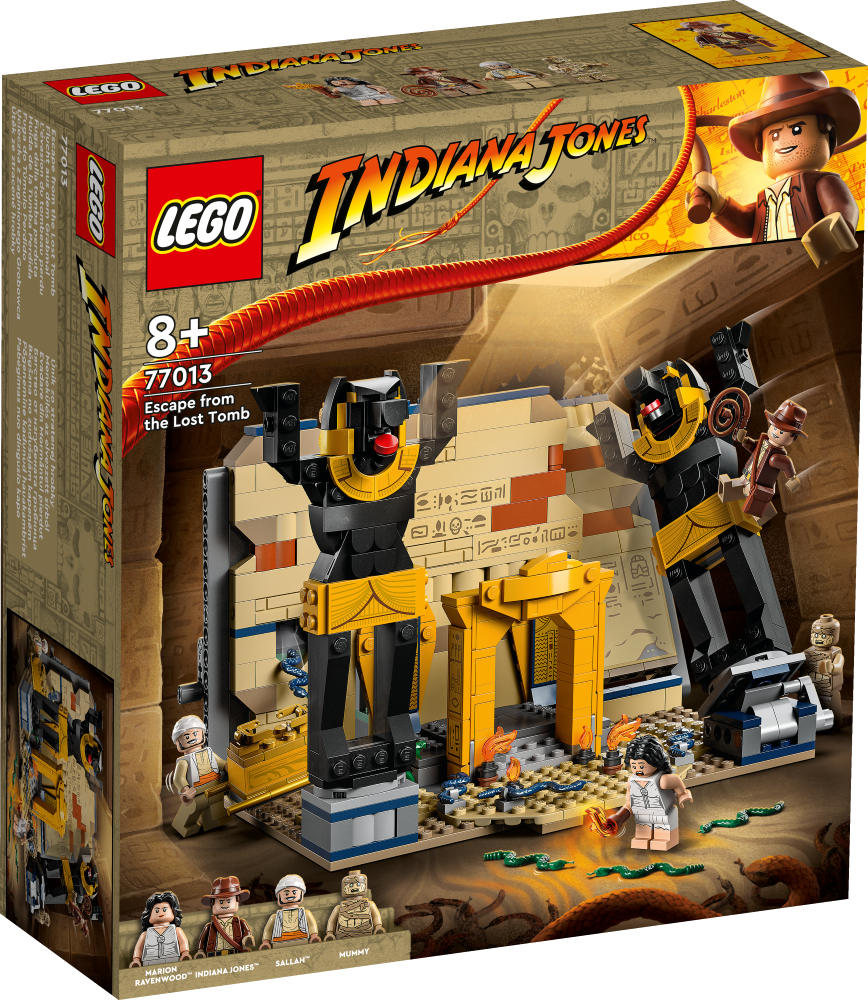 # 77013 LEGO® Indiana Jones Bēgšana no zudušajām kapenēm, 8+ gadi, 2023 gada modelis