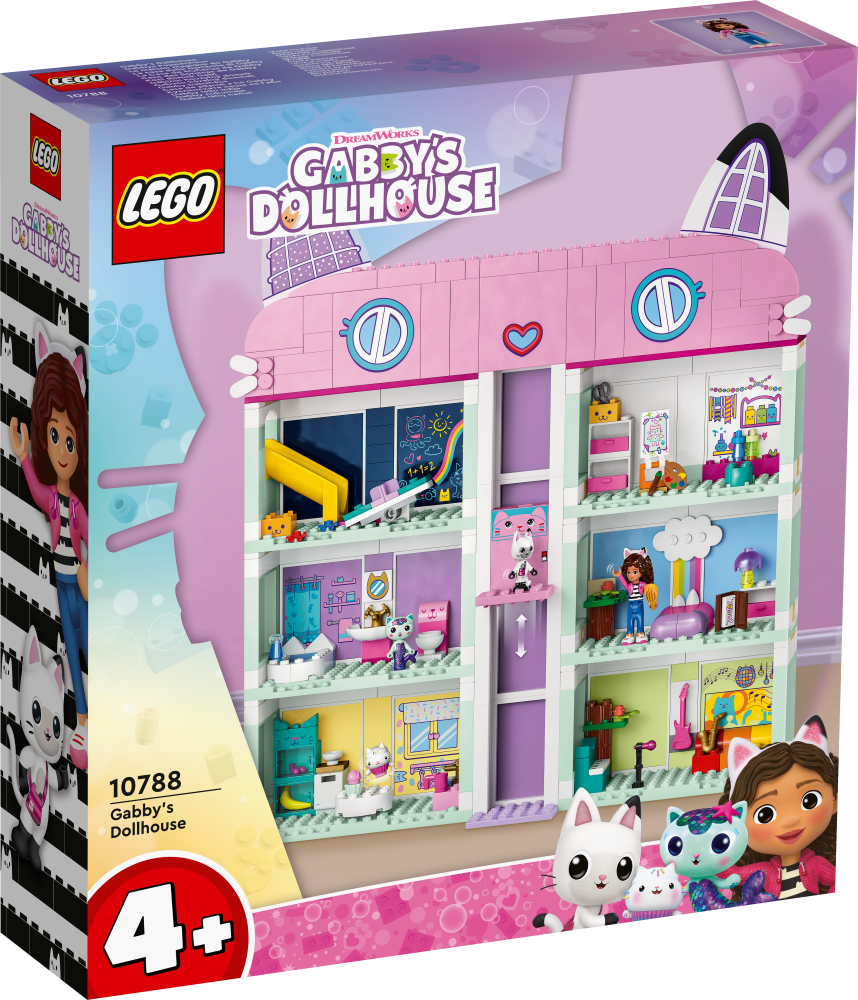 10788 LEGO® Gabby's Dollhouse Gabby leļļu māja, 4+ gadi, 2023 gada modelis
