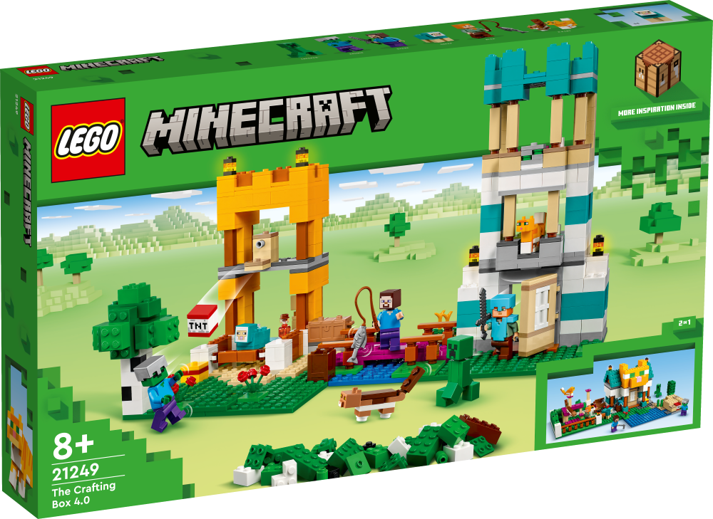 21249 LEGO® Minecraft Ящик для крафта 4.0 8+ лет,модель 2023 года