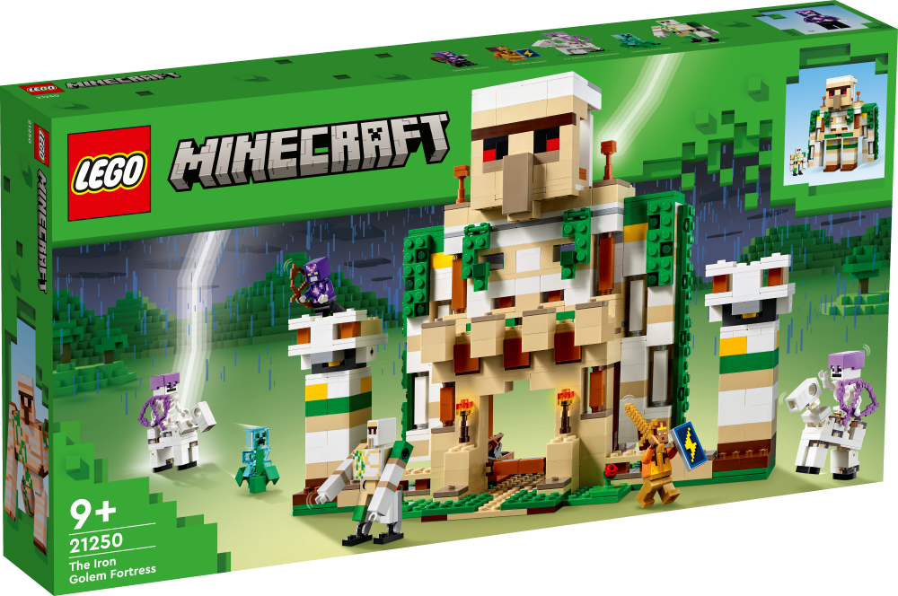 21250 LEGO® Minecraft Крепость Железного Голема, 9+ лет, модель 2023 года
