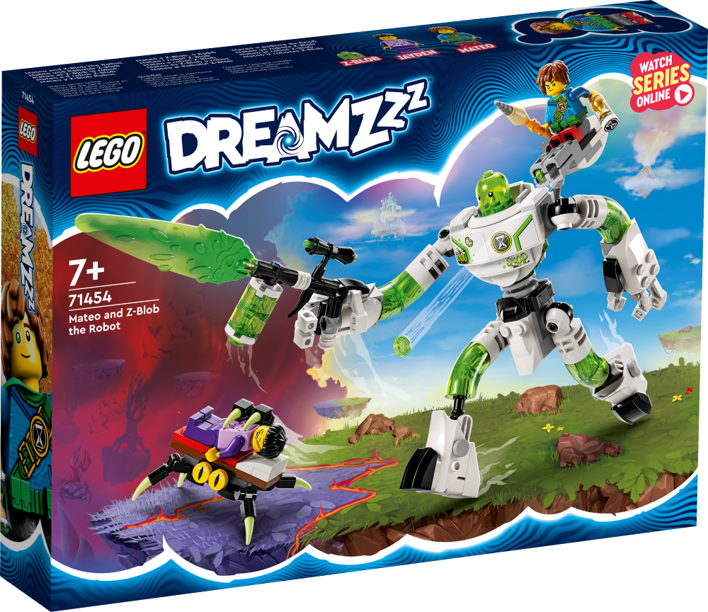 # 71454 LEGO® DREAMZzz™ Mateo un robots Z-Blob, 7+ gadi, 2023 gada modelis