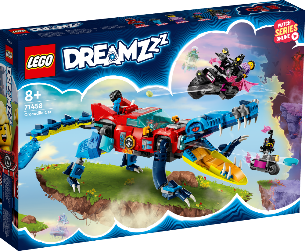 # 71458 LEGO® DREAMZzz™ Krokodilu auto, 8+ gadi, 2023 gada modelis