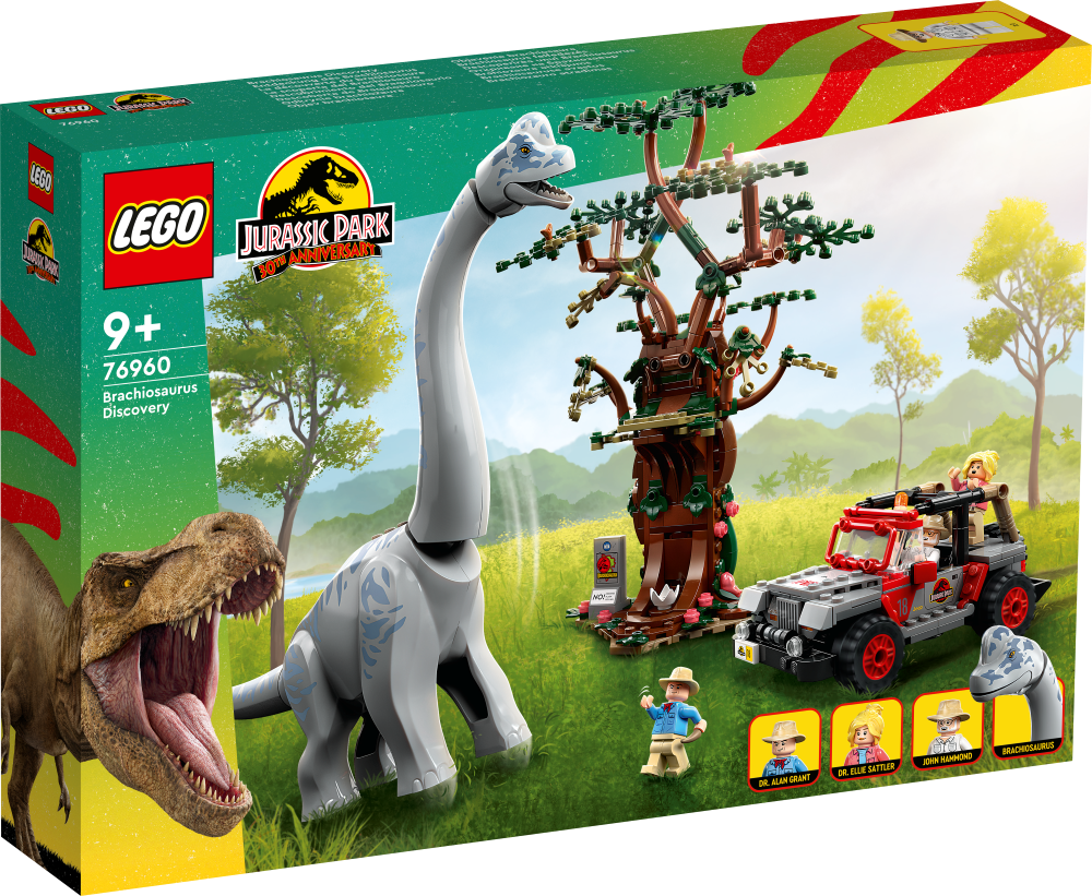 76960 LEGO® Jurassic World Brahiozaura atklājums, 9+ gadi, 2023 gada modelis