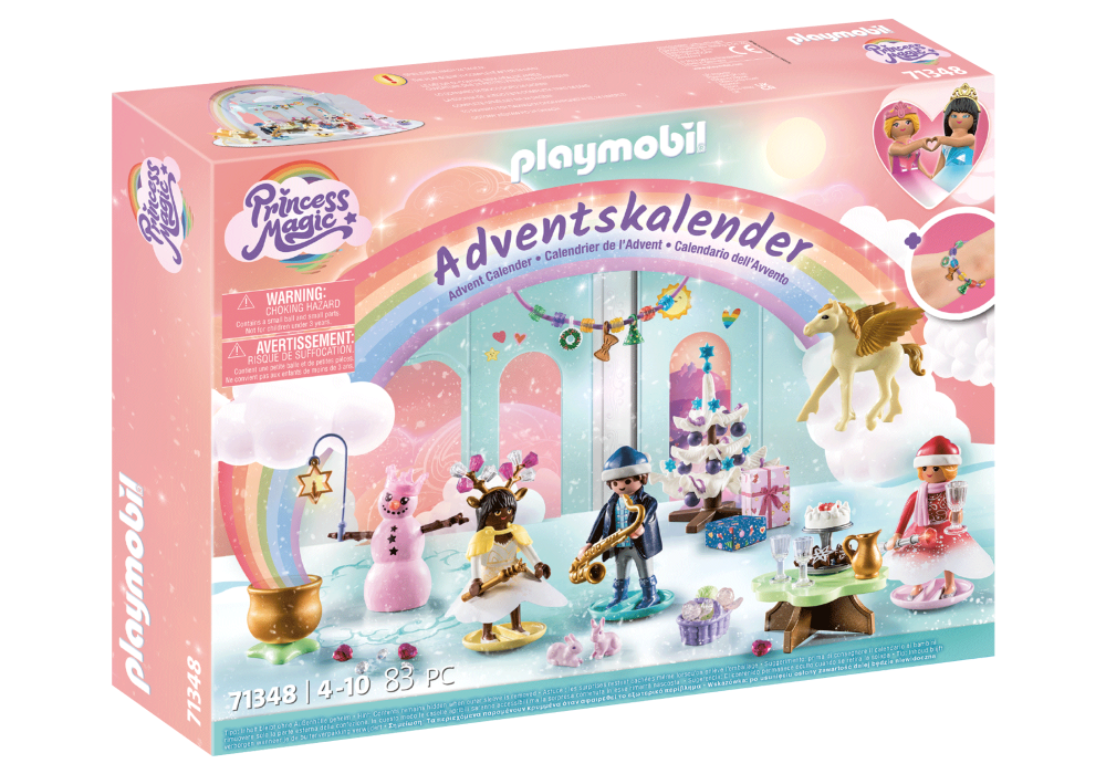 71348 PLAYMOBIL® Adventes Kalendārs Ziemassvētki zem varavīksnes, 4-10 gadu vecumam