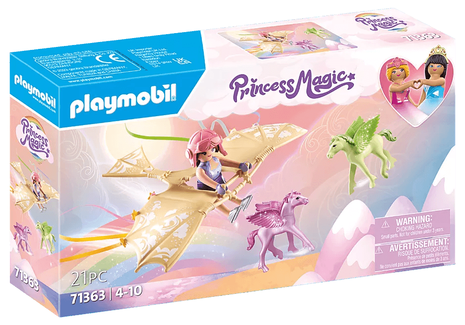 71363 PLAYMOBIL® Princess Magic Pastaiga ar Pegaza kumeļiem Mākoņos, no 4-10 gadu vecumam