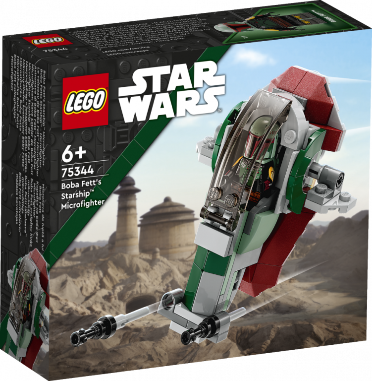 75344 LEGO® Star Wars™ Boba Fett zvaigžņu kuģa mikrocīnītājs, 6+ gadi, 2023 gada modelis