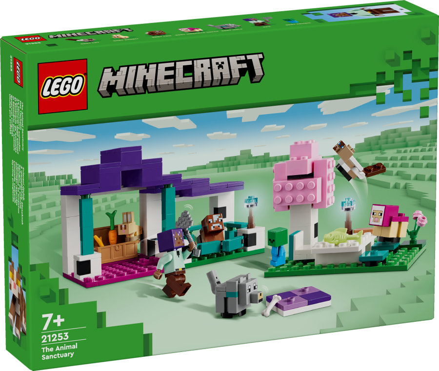 21253 LEGO® Minecraft Dzīvnieku rezervāts, 7+ лет, модель 2024 года