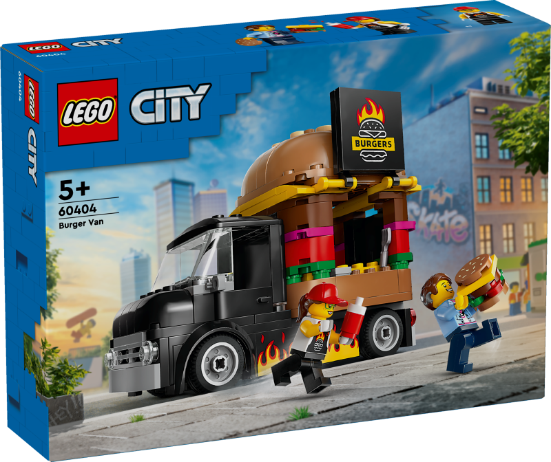 60404 LEGO® City Burgeru kravas auto, 5+ gadi, 2024 gada modelis
