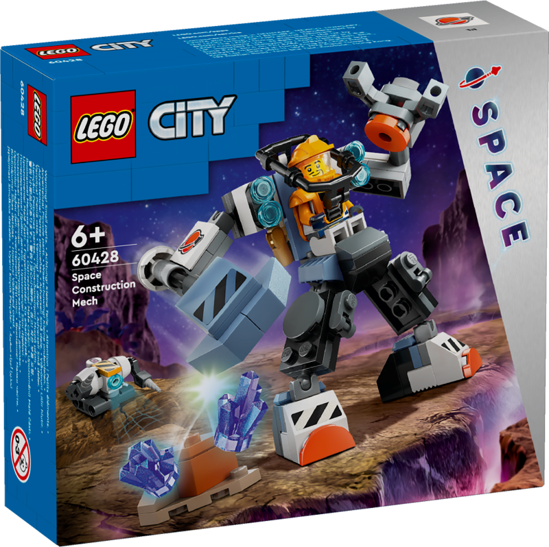 60428 LEGO® City Kosmosa būvēšanas robots, 6+ лет, модель 2024 года