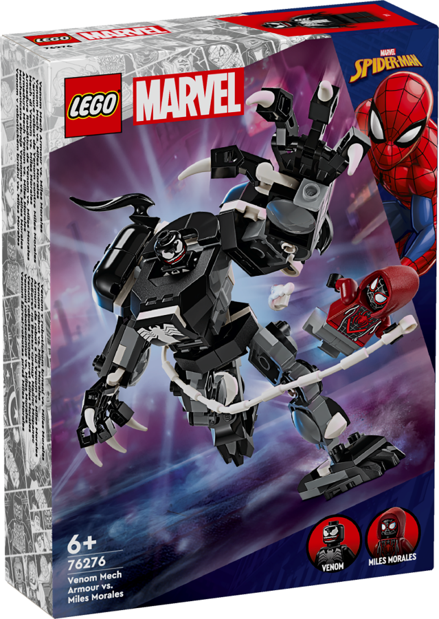 76276 LEGO® Marvel Super Heroes Venom robota bruņas pret Miles Morales , 6+ лет, модель 2024 года
