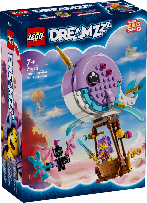 71472 LEGO® DREAMZzz™ Izzie's Narwhal- gaisa balons , 7+ лет, модель 2024 года