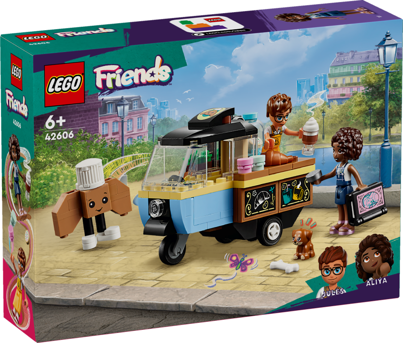 42606 LEGO® Friends Mobilās ceptuves pārtikas ratiņi , 6+ gadi, 2024 gada modelis