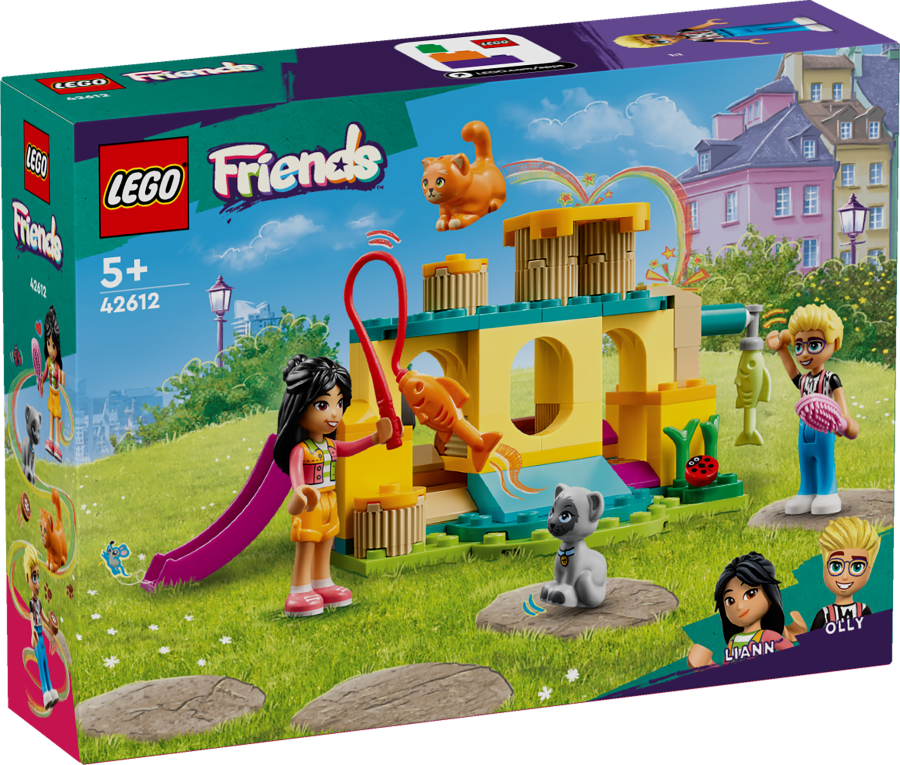 42612 LEGO® Friends Kaķu rotaļlaukuma piedzīvojums , 5+ лет, модель 2024 года